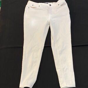Talbots Cream Ankle Jeans